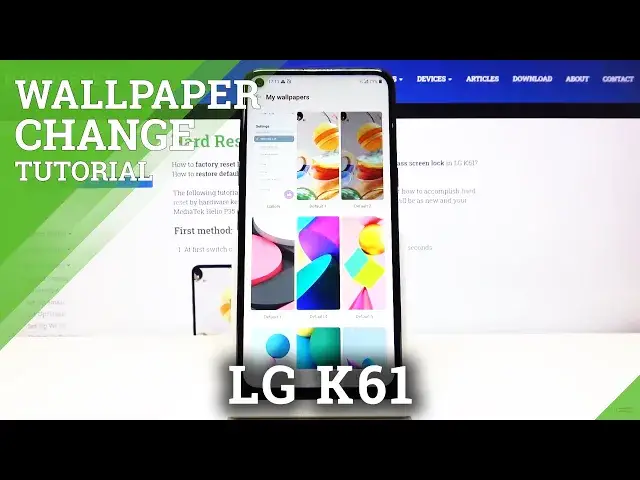 Video thumbnail for How to Set Up Wallpaper LG K61 - Customize Android Display