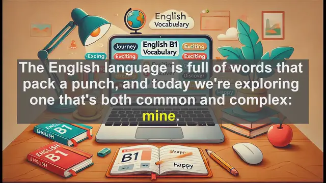 Video thumbnail for 2500 Must Know CEFR B1 Vocabulary - Mastering the Word 'Mine': A Guide for B1 English Learners