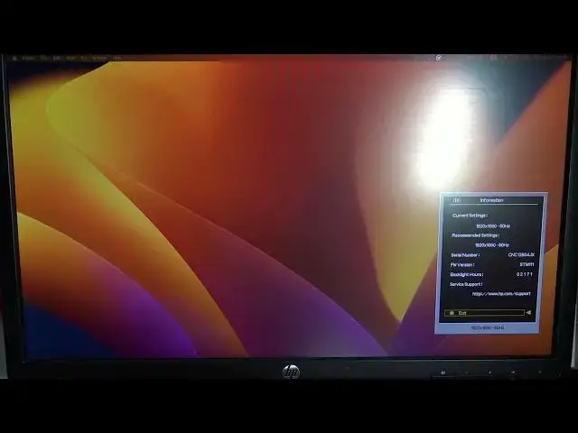 Video thumbnail for HP Compaq LA2306x How To Check Monitor Info