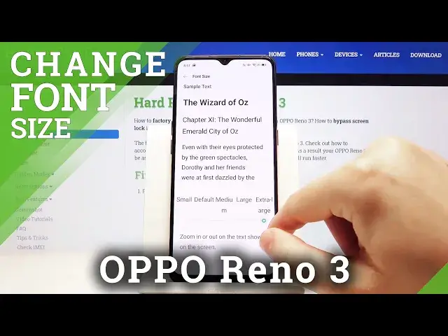 'Video thumbnail for How to Change Font Size in OPPO Reno 3 – Set Up Font Text'