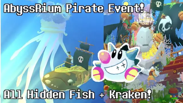 Video thumbnail for Tap Tap Fish AbyssRium - Pirate Event  All Hidden Fish & Kraken! (2018)