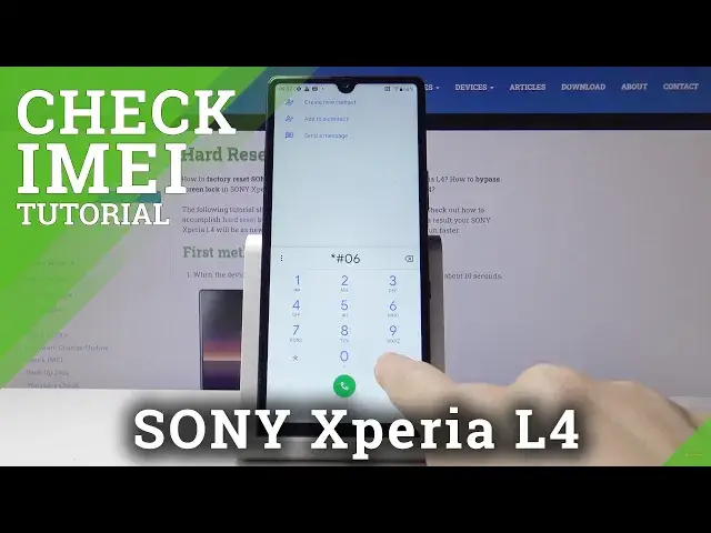 'Video thumbnail for How to Check IMEI & SN in SONY Xperia L4 – Find Serial Number'