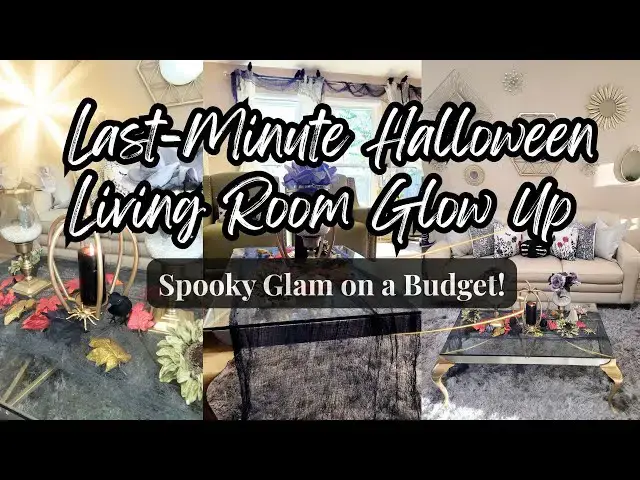 Video thumbnail for Last Minute Halloween Living Room Glow Up | Spooky Glam on a Budget