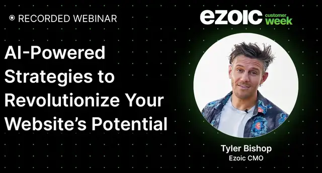 Video thumbnail for AI-Powered Strategies to Revolutionize Your Website | Customer Week 2023 Webinar
