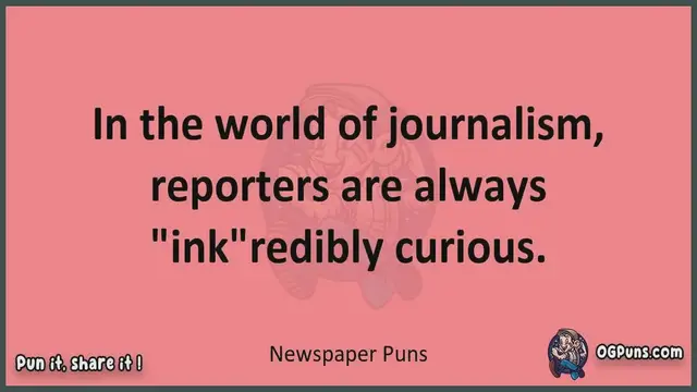 Video thumbnail for Newspaper - Jokes, Puns, Wordplays, and Laughter