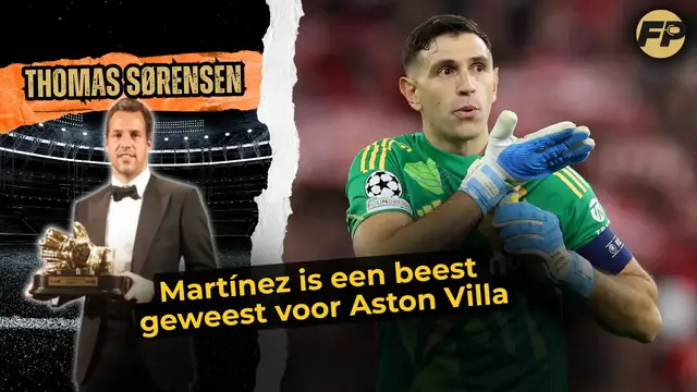 'Video thumbnail for Thomas Sorensen: Emiliano Martinez is een beest geweest voor Aston Villa'