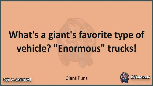 Video thumbnail for Giant - Jokes, Puns, Wordplays, and Laughter