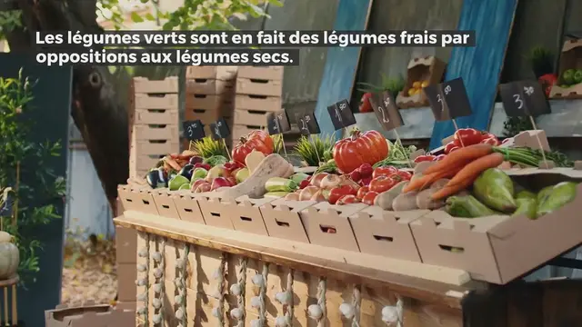 Video thumbnail for Découvrez qu’est-ce qu’un légume vert ?