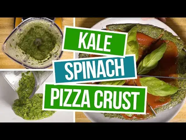 Video thumbnail for Healthy & Awesome Kale Spinach Pizza Crust