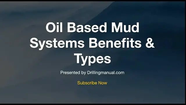 Video thumbnail for Drilling Manual | Oil based mud drilling