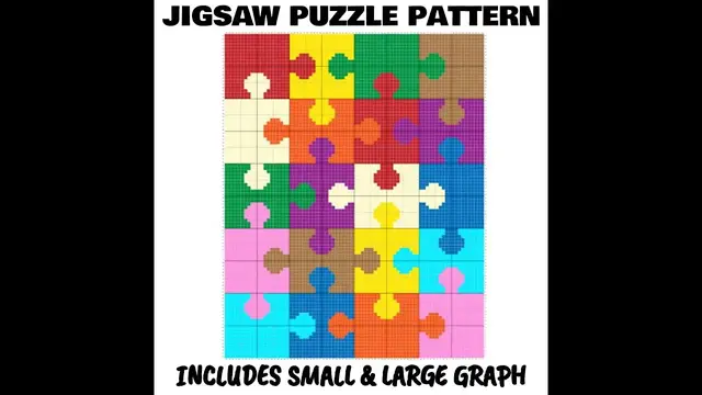 Video thumbnail for Jigsaw Puzzle Pattern C2C & Tapestry Crochet Pattern & Chart | Magic Yarn Pixels