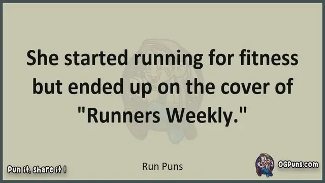 Video thumbnail for Run - Jokes, Puns, Wordplays, and Laughter