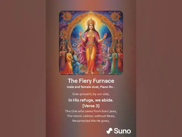 Video thumbnail for The Fiery Furnace - Jesus in the Fire with Us | Uplifting Christian Song