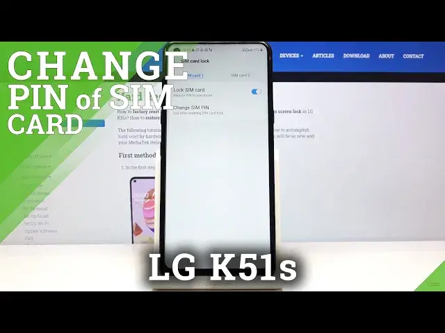 'Video thumbnail for How to Change PIN to SIM Card in LG K51s – PIN Lock'
