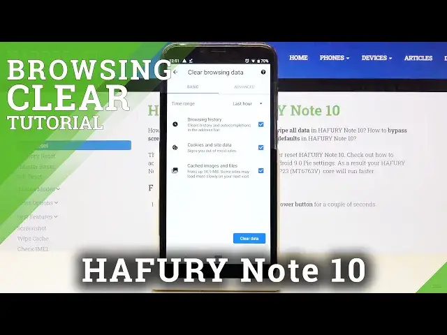 Video thumbnail for How to Clear Browsing Data in HAFURY Note 10 – Remove Search History