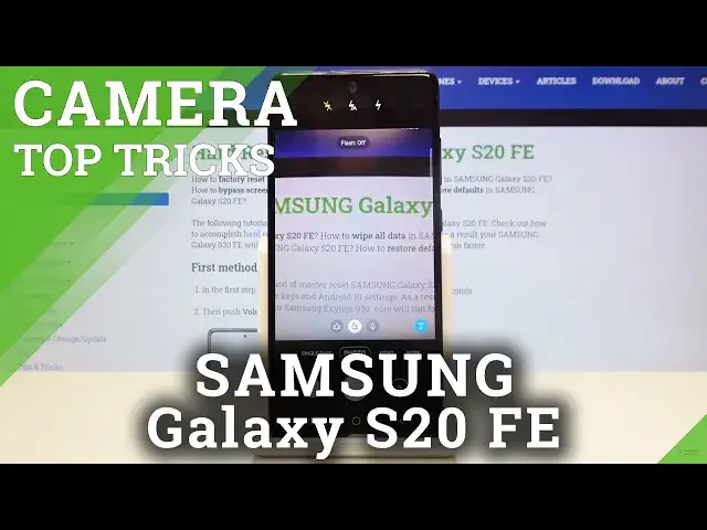 'Video thumbnail for How to Use Camera Top Tricks in SAMSUNG Galaxy S20 FE – Camera Settings'
