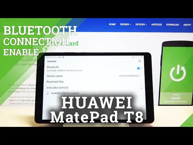 'Video thumbnail for How to Connect Bluetooth Device in HUAWEI MatePad T8 – Connect via Bluetooth'