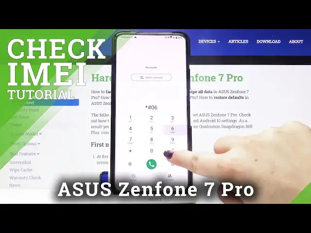 'Video thumbnail for How to Check IMEI in ASUS Zenfone 7 Pro – IMEI & SN Info'