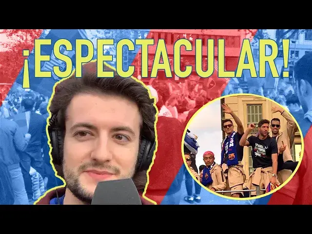 Video thumbnail for 🔵🔴🏆🏆ASÍ HEMOS VIVIDO LA RÚA DEL BARÇA CON LA AFICIÓN...