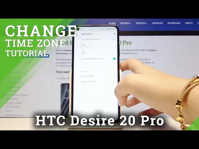 'Video thumbnail for How to Set Up Date & Time on HTC Desire 20 Pro – Select Time Zone'