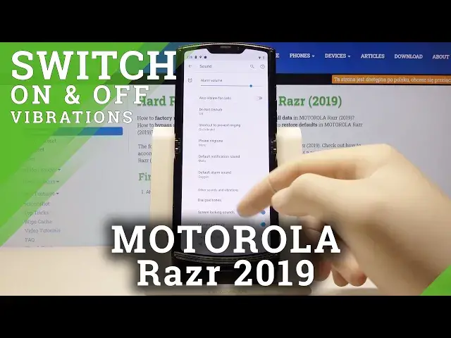 'Video thumbnail for How to Enter Vibration Settings in MOTOROLA Razr 2019 – Find Vibration Options'