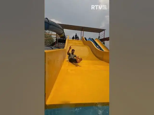 Video thumbnail for Escape Water Park HYDERABAD - Broad Water Slide #shorts #waterpark