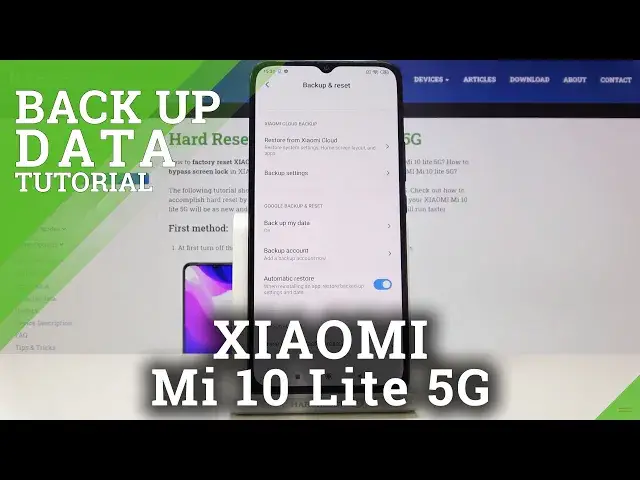 Video thumbnail for How to Backup Data on XIAOMI Mi 10 Lite 5G – Create Google Backup Account