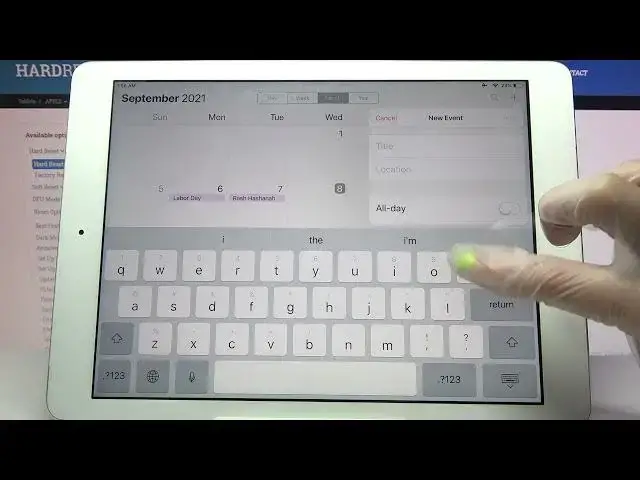 Video thumbnail for How to Add Event to Calendar on IPAD AIR - Set Up Calendar Reminder