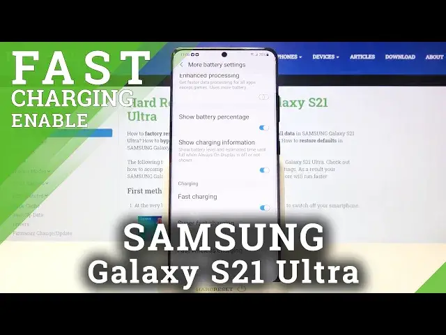 'Video thumbnail for How to Switch Charging Type in SAMSUNG Galaxy S21 Ultra – Turn Off Slow Charging'