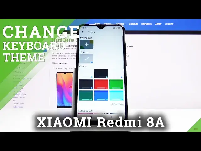 'Video thumbnail for How to Change Keyboard Theme in XIAOMI Redmi 8A – Personalize Keyboard'