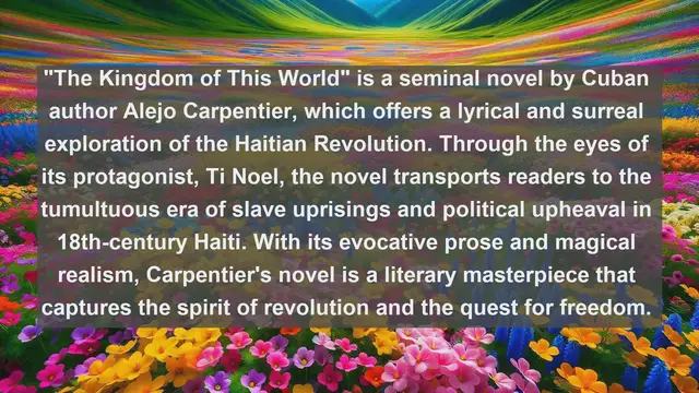 Video thumbnail for Discover the Vibrant World of Haitian Literature: Top 10 Must-Read Books from the Caribbean