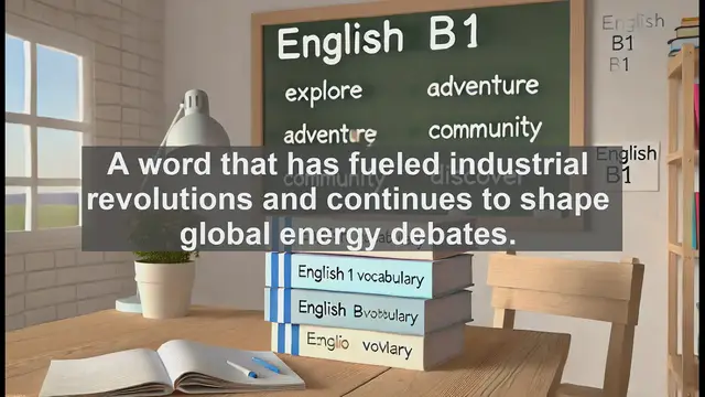 Video thumbnail for 2500 Must Know CEFR B1 Vocabulary - Coal: Fueling Language and Industry - B1 English Vocabulary