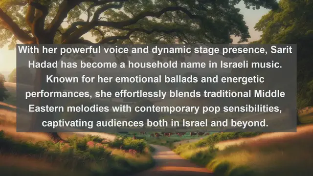 Video thumbnail for Unveiling Israel's Musical Gems: Top 10 Famous Singers in Israel