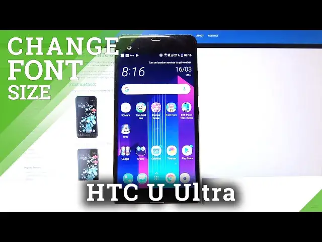 Video thumbnail for How to Set Up Different Size of Text in HTC U Ultra – Change Font Size