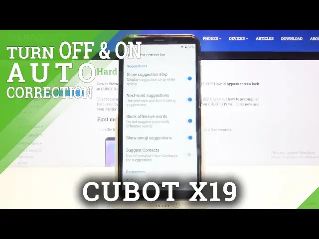 Video thumbnail for CUBOT X19 – Enable & Use Text Correction Function