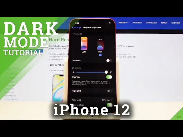 Video thumbnail for How to Activate Dark Mode in iPhone 12 – Customize Display Settings