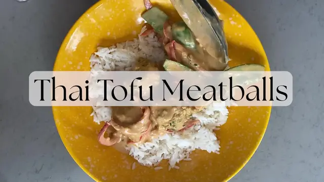 'Video thumbnail for Thai Tofu Meatballs'