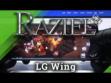 'Video thumbnail for Test Raziel Game on LG Wing – FPS / Drops / Crashes Checkup'