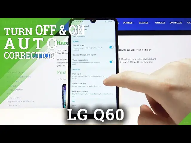 'Video thumbnail for How to Enable Automatic Correction in LG Q60 – Auto-Correction Feature'
