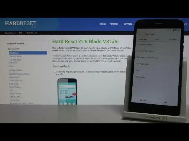 Video thumbnail for Alarm Tones on ZTE Blade V8 Lite – Available Sounds of Alarms