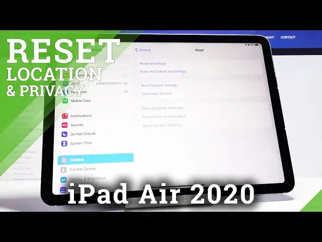 Video thumbnail for How to Restore Location & Privacy Settings on APPLE iPad Air 2020 – Reset Options