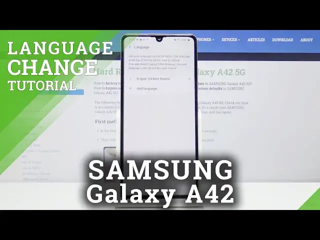 'Video thumbnail for How to Change Language of Samsung Galaxy A42 – Select System Language'