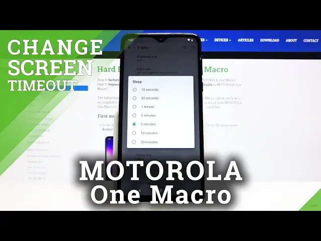Video thumbnail for How to Change Screen Timeout in MOTOROLA One Macro – Set Blackout Time