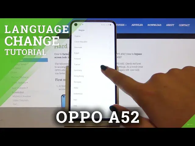 'Video thumbnail for How to Change Language in OPPO A52 – Find System Dictionary'