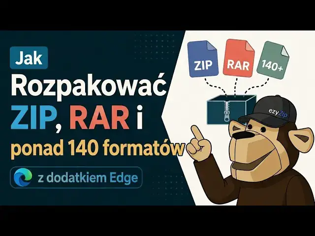 Video thumbnail for 📦 Wypakuj ZIP, RAR i ponad 140 formatów z dodatkiem do Edge | Za darmo i lokalnie