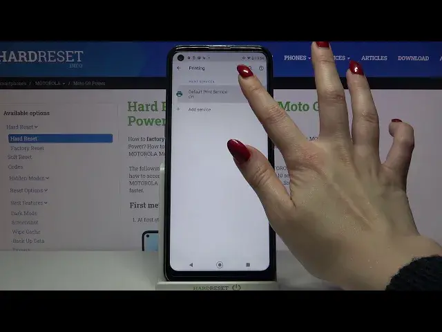 'Video thumbnail for Pair with Printer – Wireless Printing on MOTOROLA Moto G9 Power'