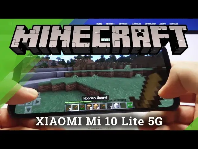 'Video thumbnail for Minecraft Gameplay on Xiaomi Mi 10 Lite 5G – Gaming Quality Checkup'