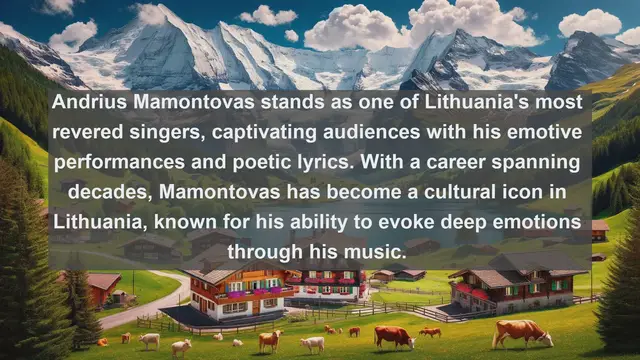 Video thumbnail for Melodic Marvels: Top 10 Famous Singers from Lithuania