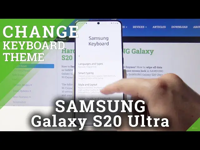 'Video thumbnail for How to Change Keyboard Theme in SAMSUNG Galaxy S20 Ultra – Personalize Keyboard'