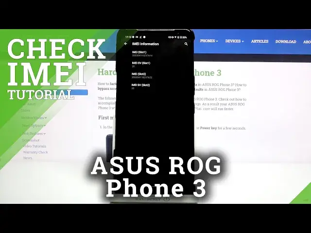'Video thumbnail for How to Check IMEI & SN in ASUS ROG Phone 3 – Find Unique Numbers'